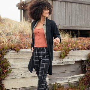 Marine Layer Women's Birdseye Coat EUC